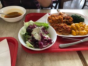 Self service lunch at 108 in Ljubljana