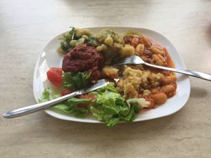 Vegan lunch  at 108 in Ljubljana