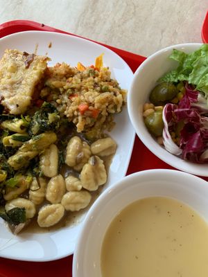 Gnocchi, lasagna, rice at 108 in Ljubljana