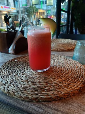 This watermelon hits harrrd! at BOHO Negombo in Negombo