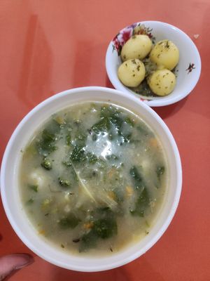 Gemüsesuppe at Salud y Sabor Restaurant Saludable in Ambato