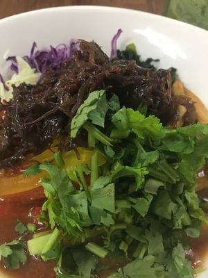 Soup at GreenWoods Raw Cafe in Kowloon