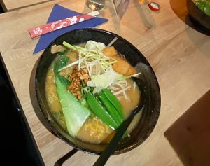 Vegan Ramen with extra Tofu (15€)  at Takumi in Bochum