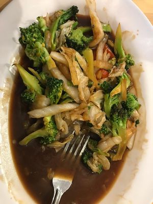 Plato de verduras at Chifa Nanhua - 南华酒家 in Puno