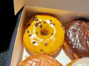 Compassion Fruit flavor. at Donut Friend - Highland Park in Los Angeles