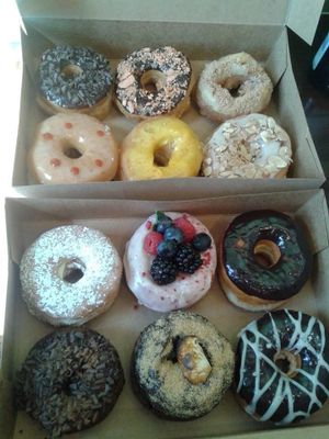 collection of deliciousness!  at Donut Friend - Highland Park in Los Angeles