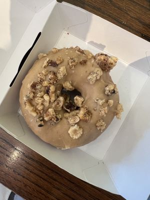 Banana peanut butter pecan donut  at Donut Friend - Highland Park in Los Angeles