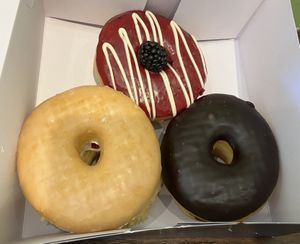 Strawberry Lab, Chocolate Promise Ring, Panda Berry  at Donut Friend - Highland Park in Los Angeles