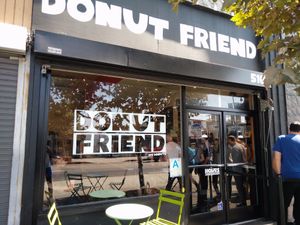 view from outside at Donut Friend - Highland Park in Los Angeles