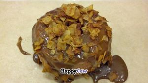 Vegan Bacon 182 with coconut bacon. at Donut Friend - Highland Park in Los Angeles