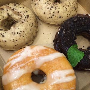 A few vegan choices.... at Donut Friend - Highland Park in Los Angeles