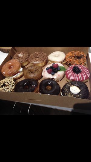 Dozen babes at Donut Friend - Highland Park in Los Angeles