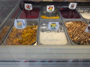 8 vegan ice cream options today at Berry's - Santelmo  in Tenerife