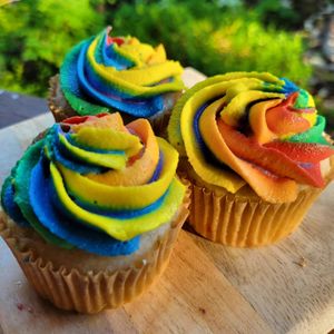 Cupcakes at Elysium Treats in Corvallis