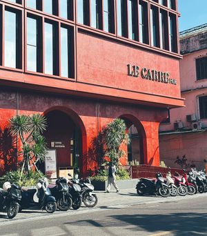 Outside at PhinHolic Hand-brew in Hue