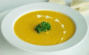 Pumpkin Soup at Alaha Coffee & Fusion Vegetarian Cuisine in Hoi An
