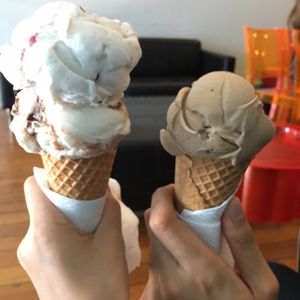 yum at Gelato Blue in Newtown