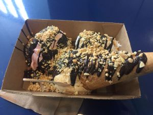 Sundae at Gelato Blue in Newtown