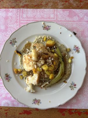 ‘Bistecca’ di cavolfiore  at Trattoria Il Ristoro Delle Rane & Ranokkio in Milan