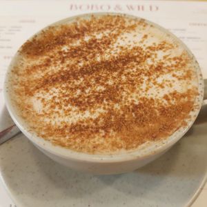 Oat chai latte at Bobo & Wild - East Village in East London