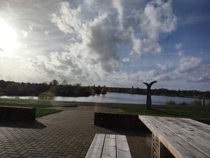 The view from our table. at The Italian Sul Lago in Milton Keynes