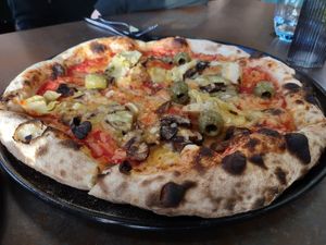 Vegan Capri Pizza  at The Italian Sul Lago in Milton Keynes
