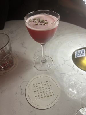 Negroni  at Gino's Negroni & Lasagne in Montreal