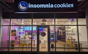 exterior at Insomnia Cookies in Portland