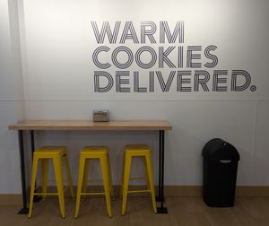 interior at Insomnia Cookies in Portland