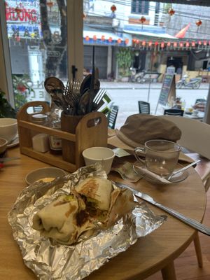 veggie burrito  at LIKE COFFEE - Happy Garden in Cat Ba