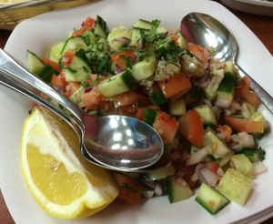 Kachumba Salad at Sukh Sagar in Adelaide