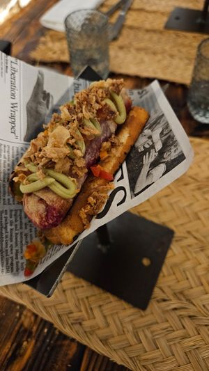 Hot Dog crunchy at Restaurante Gastronómico Somiar in Valderrobres