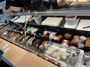 Vegan ham and cheese   at Die Vegane Fleischerei in Berlin