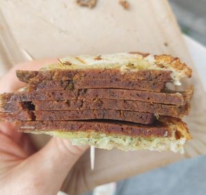 Pastrami Sandwich at Die Vegane Fleischerei in Berlin