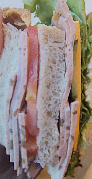 Club Sandwich at Die Vegane Fleischerei in Berlin