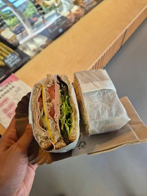 club sandwich at Die Vegane Fleischerei in Berlin