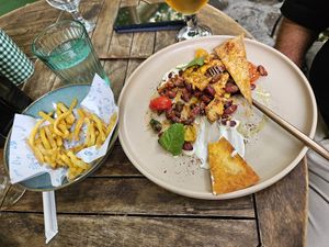 Half eaten 😭 at Crazy Diamond in Sofia