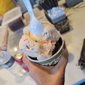 Vegan Birthday Cake & German Chocolate at JT's Creamery in Holly Springs