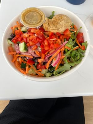Veggie Power bowl (I subbed beans for avocado) at Salud in Portsmouth