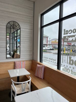 Interior dining area  at Salud in Portsmouth