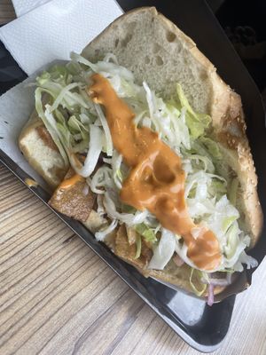 Veganer Döner mit Cocktailsauce  at Schlemmer Deluxe in Cologne