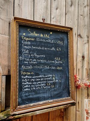 Menu at Mimosa in Poitiers