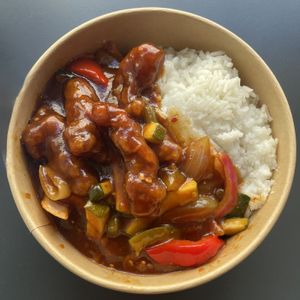 Vege Huhn (Vegan ‘chicken’), €7.10  at Bowls & Pots in Vienna