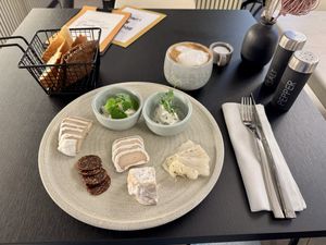 Vegan cheese plate   at Veganes Gold - The Foodie Place in Stuttgart