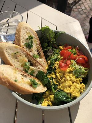 Tofu scramble   at Veganes Gold - The Foodie Place in Stuttgart