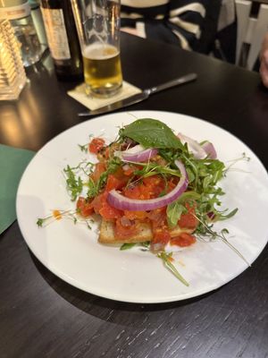 Bruschetta   at Piazza Siciliana da Sebastiano in Sankt Augustin