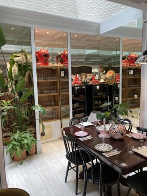 Seating  at Pan y Circo in Sevilla