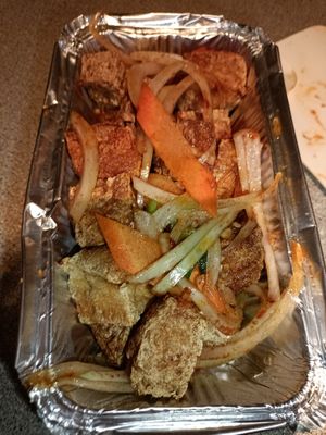 Salt and chilli tofu at New Dragon in Castlebar