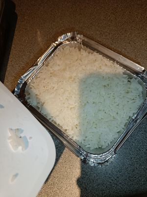 Plain rice at New Dragon in Castlebar