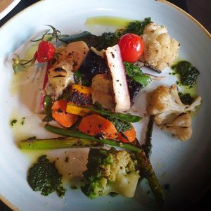 Verduras braseadas at Café am Neuen See in Berlin